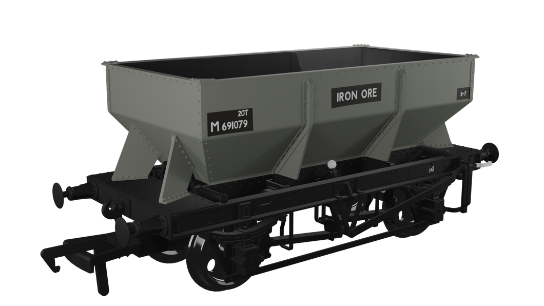 LMS Iron Ore Hopper - BR (Iron Ore) No.M691079 - Rapido Trains - 963007