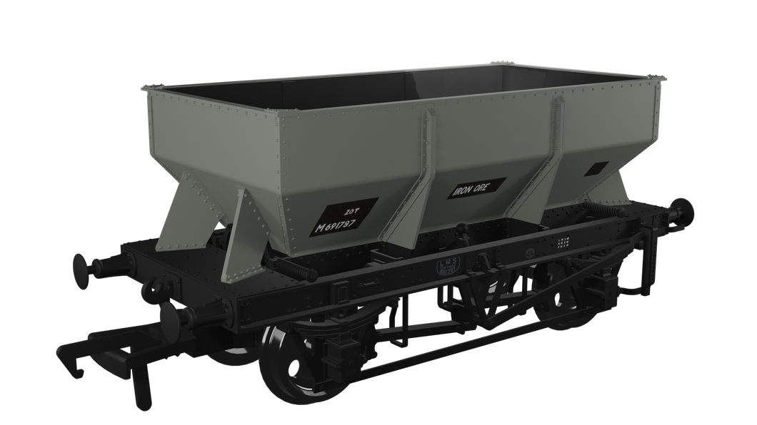 LMS Iron Ore Hopper - BR (Iron Ore) No.M691797 - Rapido Trains - 963009