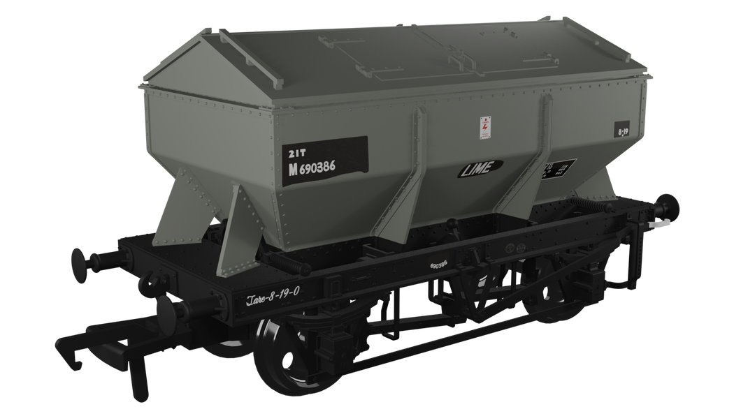 LMS Iron Ore Hopper - BR (Lime) No.M690386 - Rapido Trains - 963012