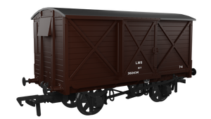 CR Dia.67 10t Van - LMS (post-36)  No.302434 - Rapido Trains - 976009