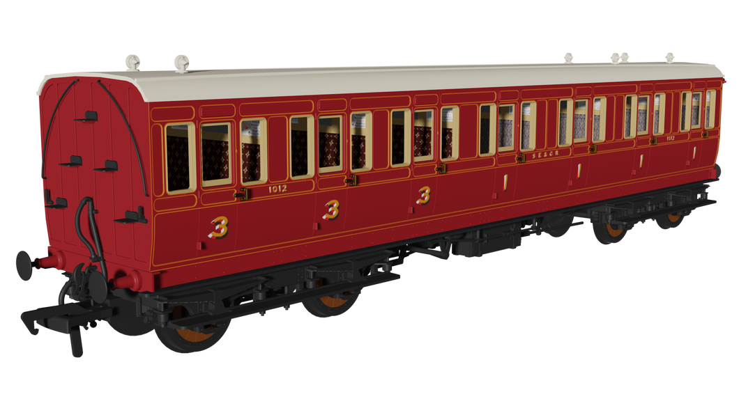 SECR Evolution Non-Corridor Composite No.1012 - Rapido Trains - 978004