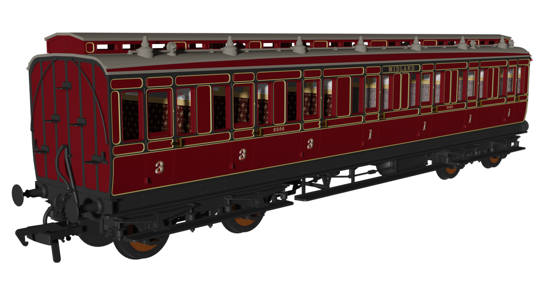 MR Evolution Non-Corridor Composite No.3208 - Rapido Trains - 978008