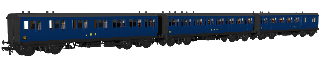 LMR Evolution Non-Corridor Carriage Pack - Rapido Trains - 978033