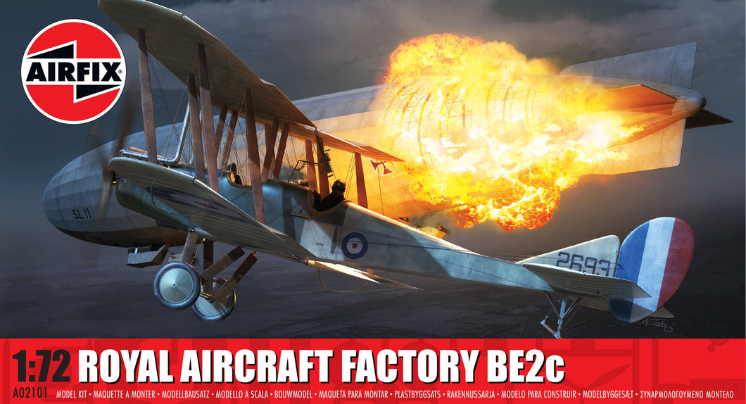 Royal Aircraft Factory BE2c- Airfix - A02101 New for 2025 - PRE ORDER