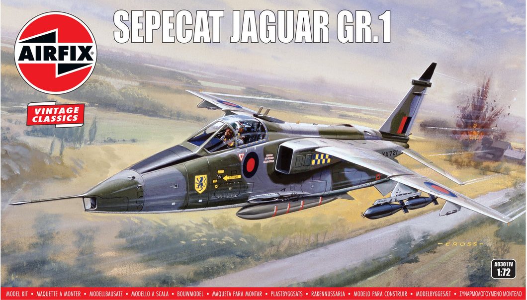 SEPECAT Jaguar GR.1- Airfix - A03011V New for 2025 - PRE ORDER