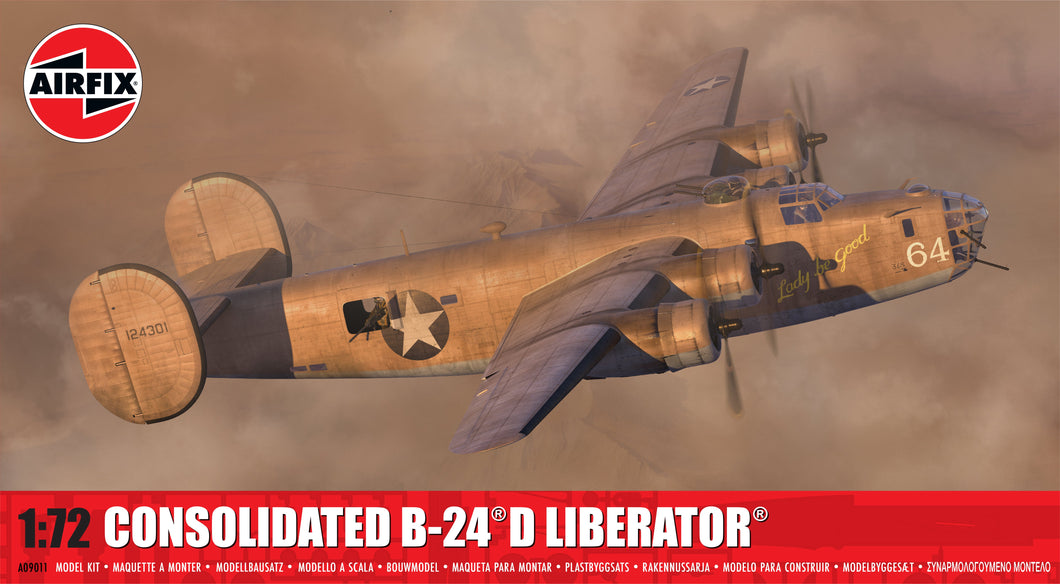 Consolidated B-24D Liberator- Airfix - A09011 New for 2025 - PRE ORDER