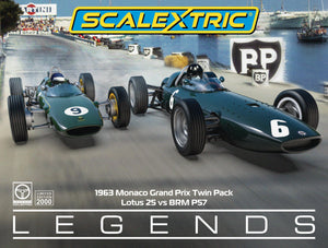 1963 Monaco Carlo Grand Prix Twin Pack- Scalextric - C4580A New for 2025 - PRE ORDER