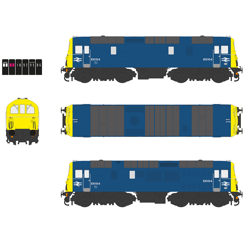 Class 74 Electro-Diesel E6104 BR Blue