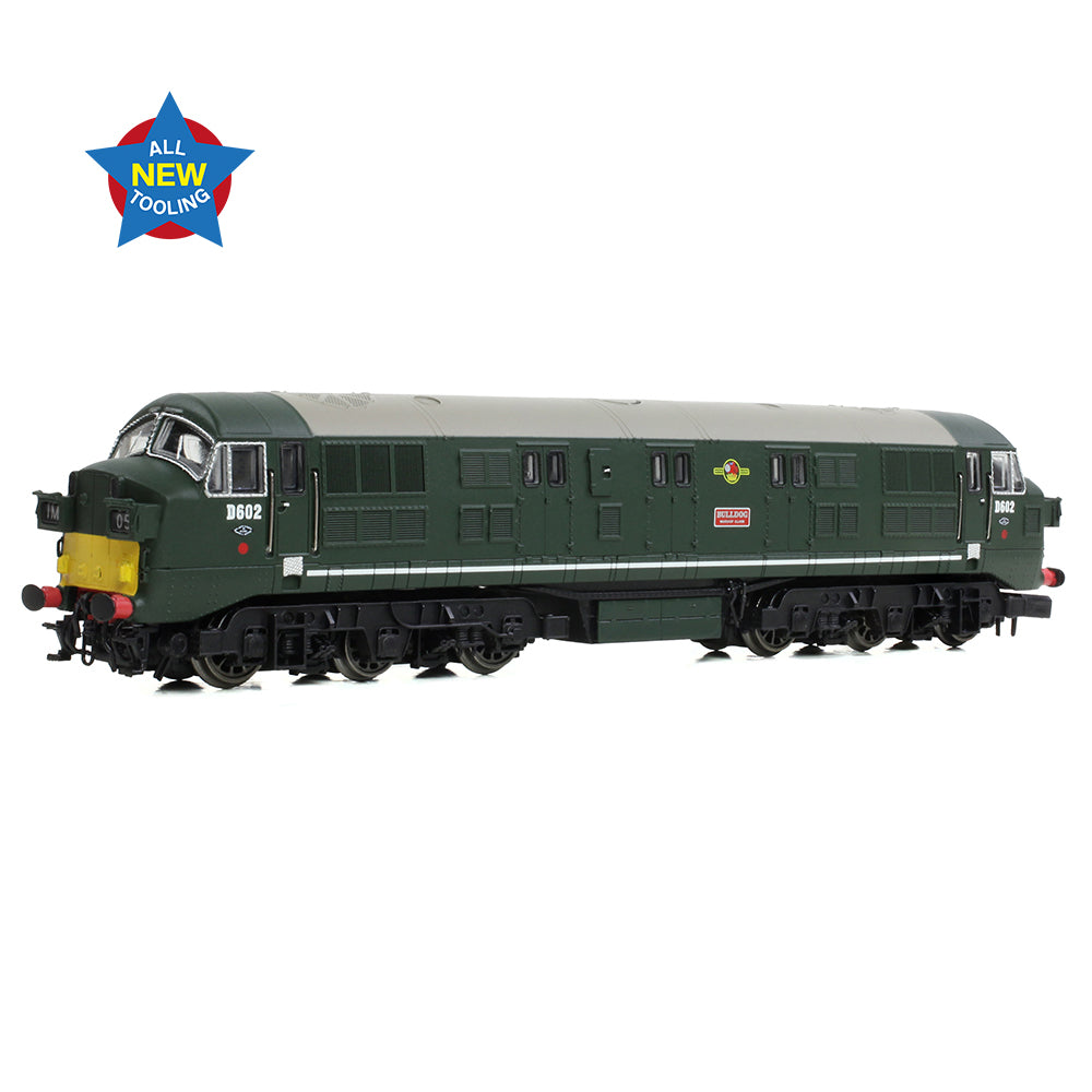 Class 41 'Warship' Headcode Box D602 'Bulldog' BR Green (SYP)