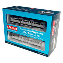 Load image into Gallery viewer, London Underground 1962 Tube Stock, 4-Car Motorised Train - Bachmann -E99942 - Scale 1:72
