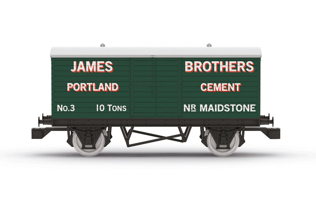 RailRoad James Brothers Closed Van- Hornby - R60274 New for 2025 - PRE ORDER