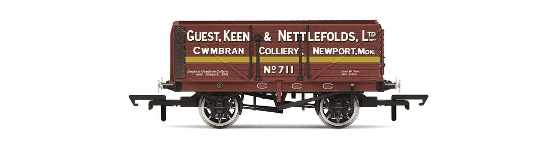 Guest Keen & Nettlefolds 7 Plank Wagon No111- Hornby - R60296 New for 2025 - PRE ORDER