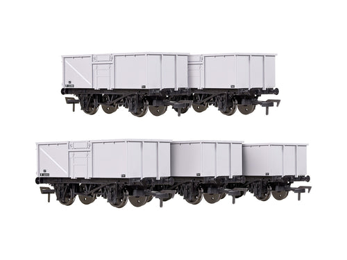 *16t Steel Mineral Wagon Set (5) BR Grey