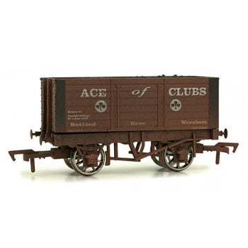 7 Plank Wagon 9ft Wheelbase Ace of Clubs Weathered