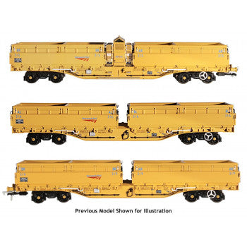 *MRA Ballast Wagon Set Railtrack with Network Rail Decals