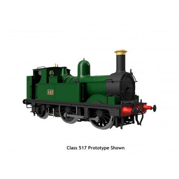 *0-4-2 517 Class GWR Lined Chocolate 524 (DCC-Sound)