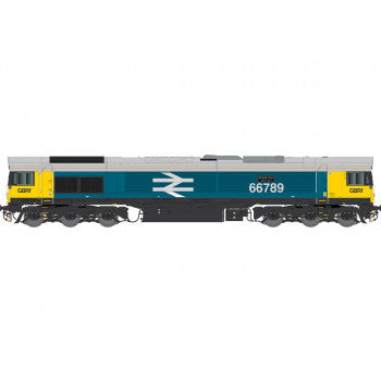 *Deluxe Class 66 789 GBRf BR Large Logo Blue (DCC-Sound)