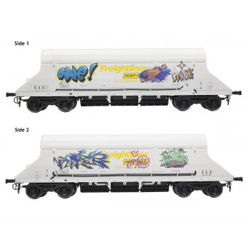 *HIA Hopper Freightliner Heavy Haul White 369027 Graffiti