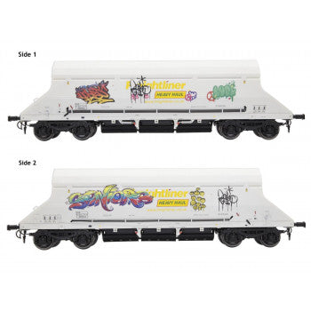 *HIA Hopper Freightliner Heavy Haul White 369044 Graffiti