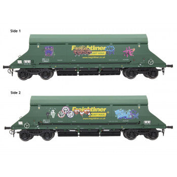 *HIA Hopper Freightliner Heavy Haul Green 369002 Graffiti