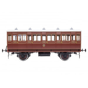 *Stroudley 4whl 3rd Lined Brown 992 Lit (DCC-Fitted)