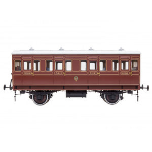 *Stroudley 4whl Composite Lined Brown 400 Lit (DCC-Fitted)