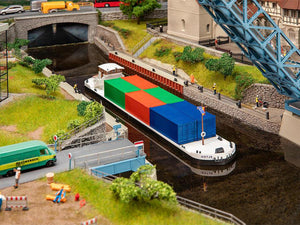 *River Freight Barge with Containers Kit IV