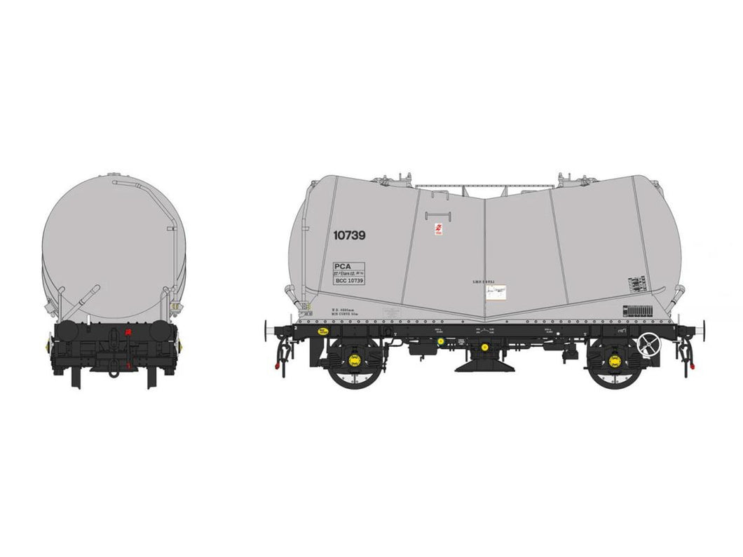 *PCA Tank Wagon BCC Grey 10739