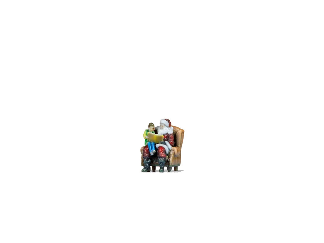 *Seated Father Christmas with Boy 3D Master Figure