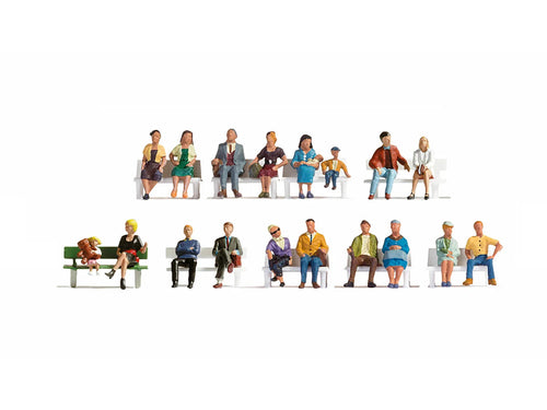 *Sitting People XL Figure Set