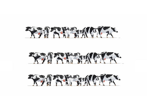 *Black & White Cows XL Figure Set