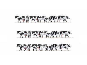 *Black & White Cows XL Figure Set