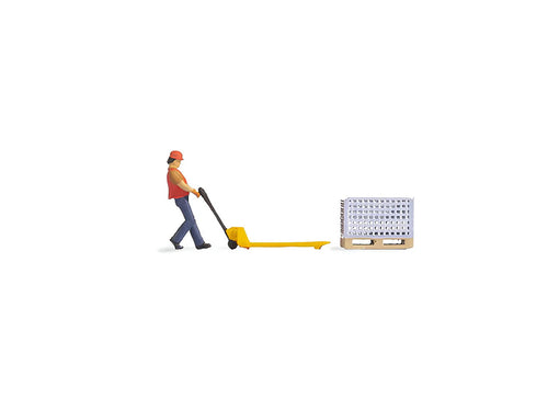 *Warehouse Worker (Pallet Truck) Tiny Scenes Set