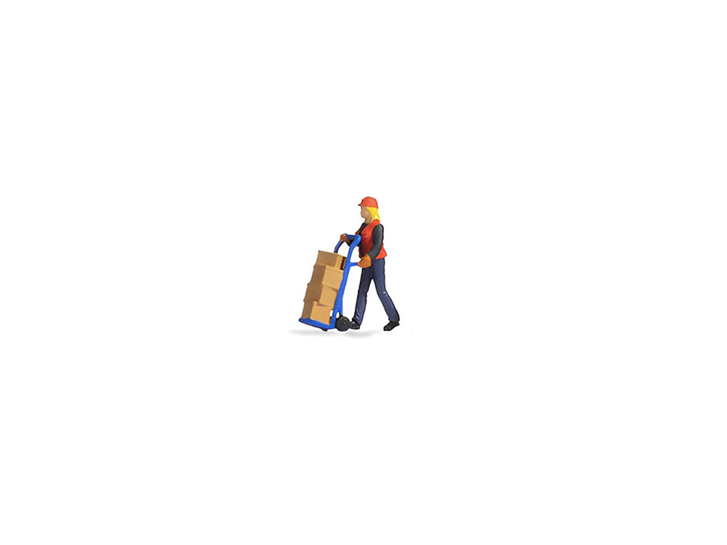 *Warehouse Worker (Transporting) Tiny Scenes Set