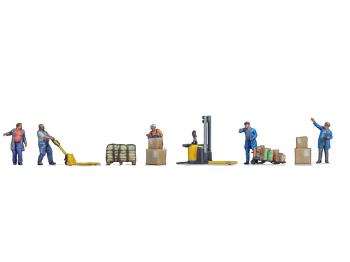 *Warehousemen (5) & Accessories 3D Master Figure Set