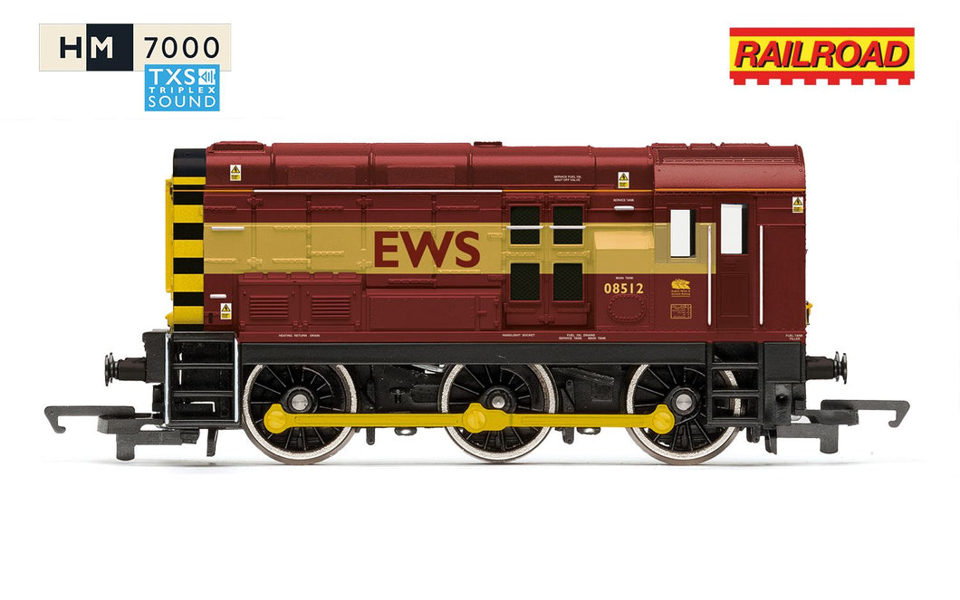 RailRoad with Sound EWS Class 08 08512- Hornby - R30430TXS New for 2025 - PRE ORDER