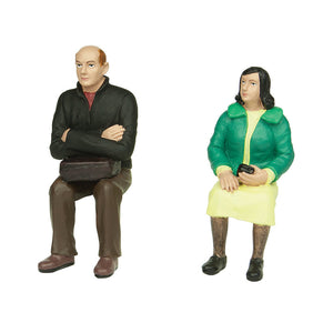 Sitting Man and Woman - Bachmann -16-704