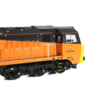 Class 70 with Air Intake Modifications 70811 Colas Rail Freight - Bachmann -31-591A - Scale OO