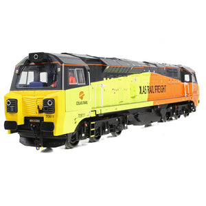 Class 70 with Air Intake Modifications 70811 Colas Rail Freight - Bachmann -31-591A - Scale OO