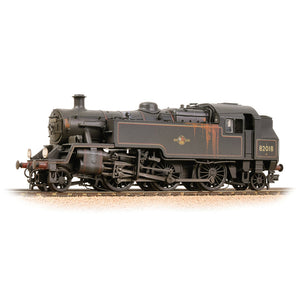 BR Standard 3MT Tank 82018 BR Lined Black (Late Crest) [W] - Bachmann -31-982