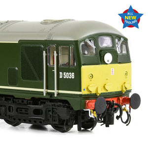 Class 24/0 D5036 Disc Headcode BR Green (Small Yellow Panels) - Bachmann -32-415