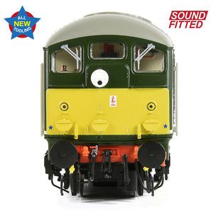 Class 24/0 D5036 Disc Headcode BR Green (Small Yellow Panels) - Bachmann -32-415SF