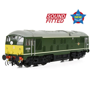 Class 24/0 D5036 Disc Headcode BR Green (Small Yellow Panels) - Bachmann -32-415SF