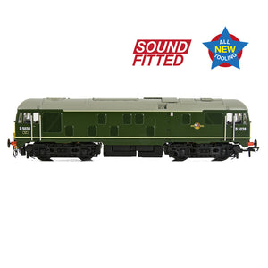 Class 24/0 D5036 Disc Headcode BR Green (Small Yellow Panels) - Bachmann -32-415SF