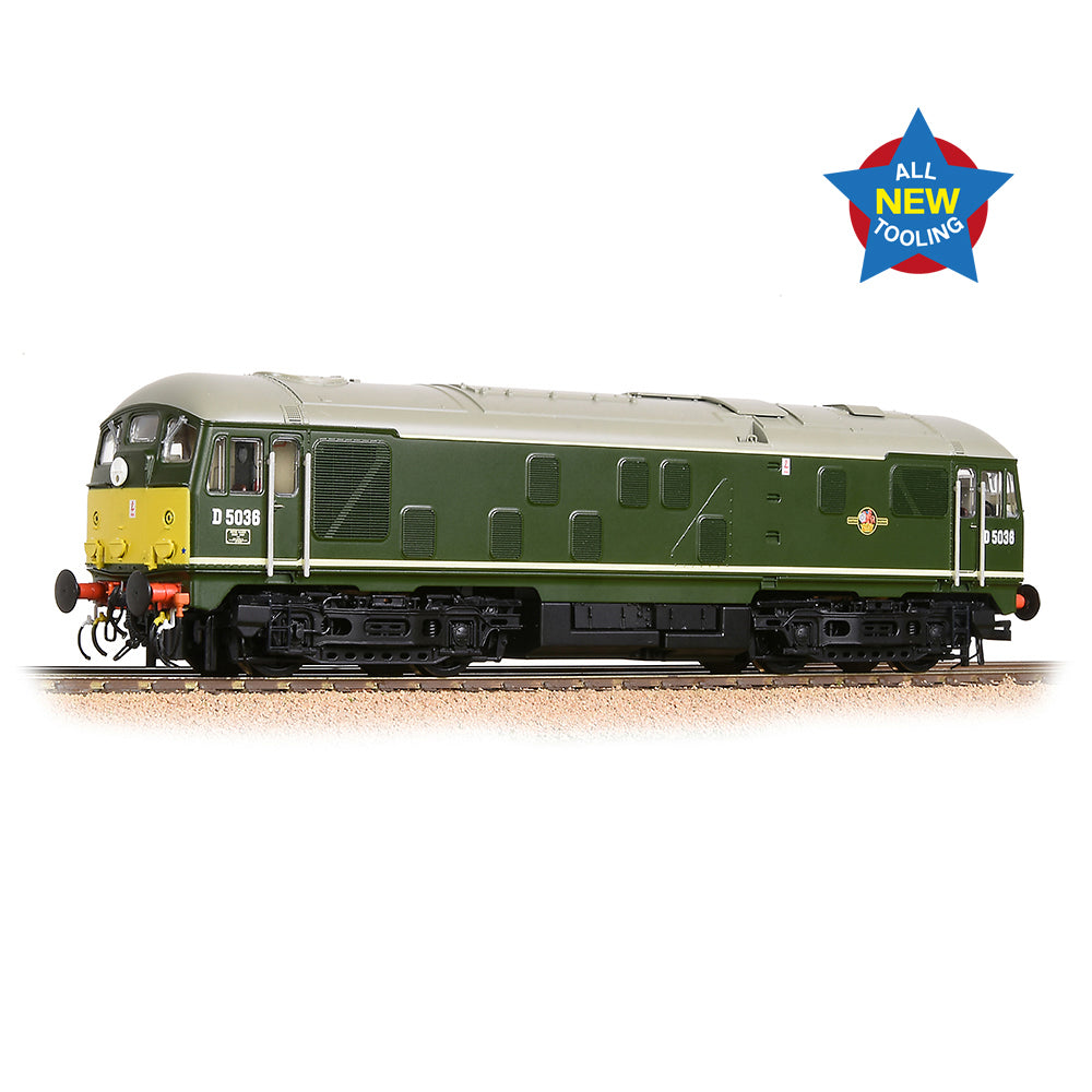 Class 24/0 D5036 Disc Headcode BR Green (Small Yellow Panels)