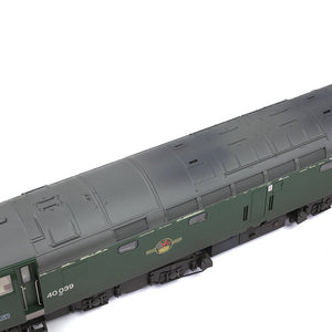 Class 40 Disc Headcode 40039 BR Green (Full Yellow Ends) [W] - Bachmann -32-492 - Scale OO