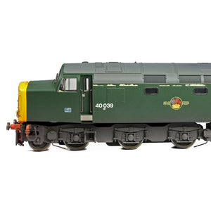 Class 40 Disc Headcode 40039 BR Green (Full Yellow Ends) [W] - Bachmann -32-492 - Scale OO