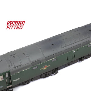 Class 40 Disc Headcode 40039 BR Green (Full Yellow Ends) [W] - Bachmann -32-492SF - Scale OO