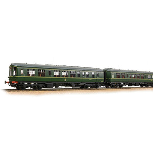 Derby Lightweight 2-Car DMU BR Green (Early Emblem) - Bachmann -32-518