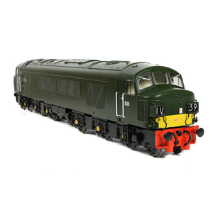 Class 45 Split Headcode D25 BR Plain Green (Small Yellow Panels) - Bachmann -32-679A - Scale OO